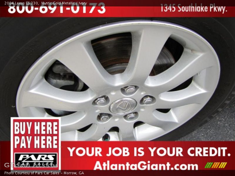 Mystic Gold Metallic / Ivory 2004 Lexus ES 330
