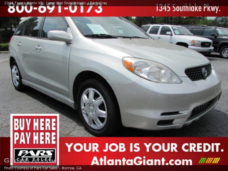 Lunar Mist Silver Metallic / Dark Gray 2004 Toyota Matrix XR