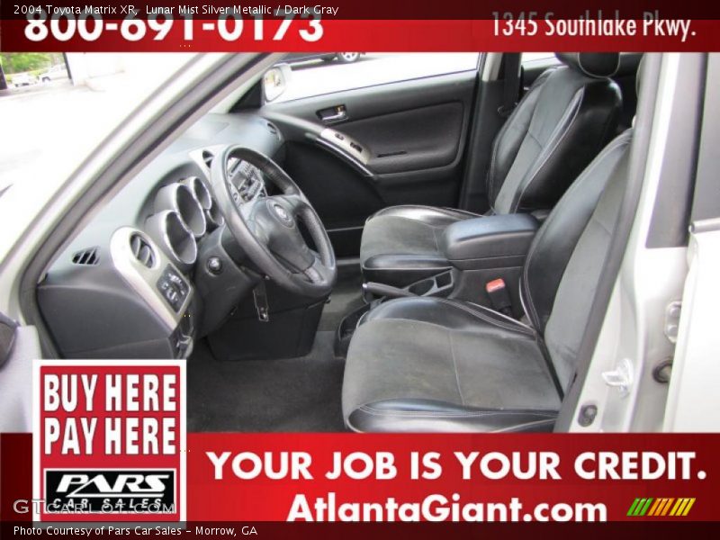 Lunar Mist Silver Metallic / Dark Gray 2004 Toyota Matrix XR