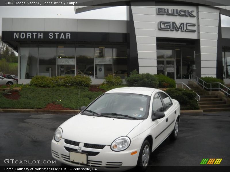 Stone White / Taupe 2004 Dodge Neon SE