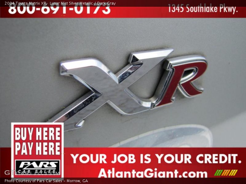 Lunar Mist Silver Metallic / Dark Gray 2004 Toyota Matrix XR