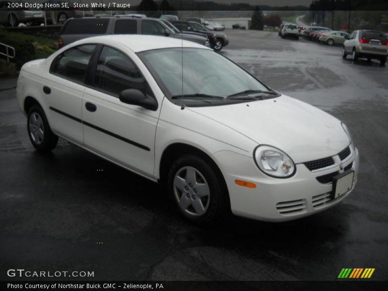 Stone White / Taupe 2004 Dodge Neon SE