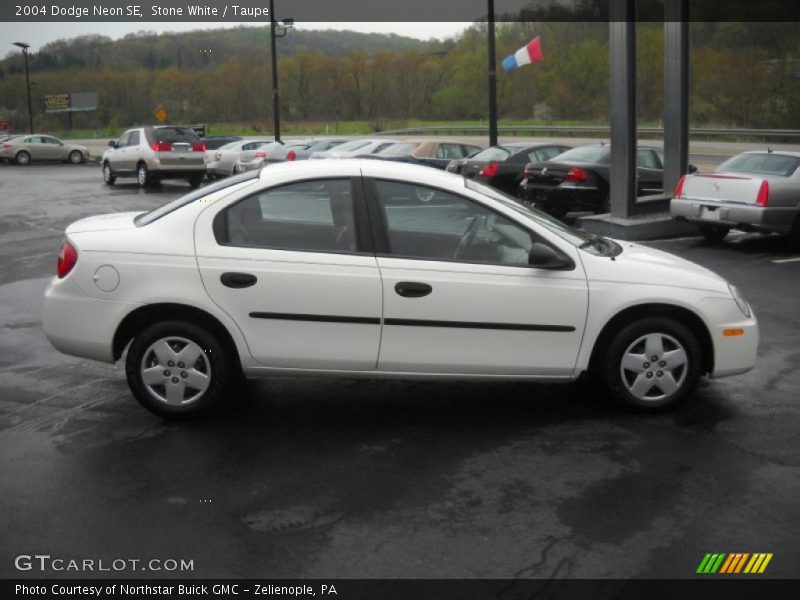 Stone White / Taupe 2004 Dodge Neon SE