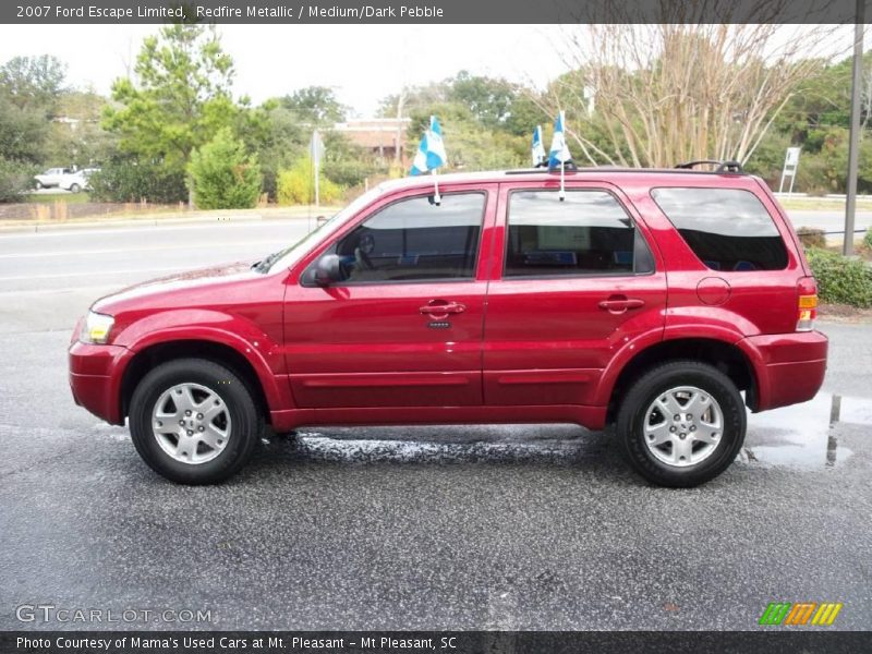 Redfire Metallic / Medium/Dark Pebble 2007 Ford Escape Limited