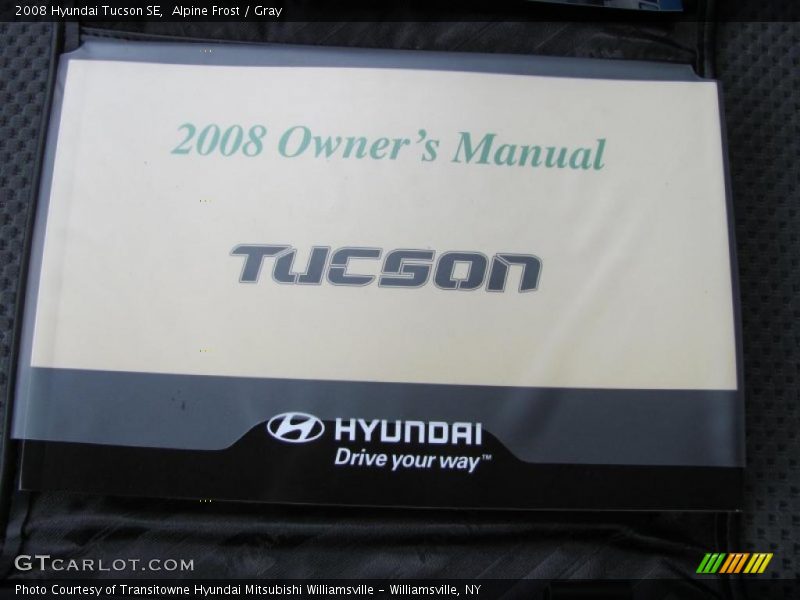 Alpine Frost / Gray 2008 Hyundai Tucson SE