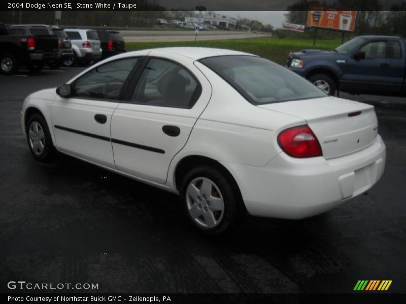 Stone White / Taupe 2004 Dodge Neon SE