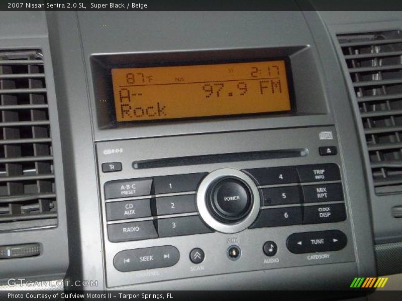 Super Black / Beige 2007 Nissan Sentra 2.0 SL