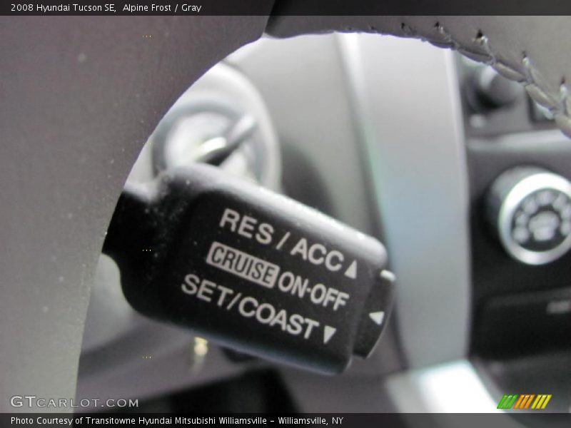 Alpine Frost / Gray 2008 Hyundai Tucson SE