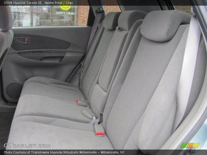 Alpine Frost / Gray 2008 Hyundai Tucson SE