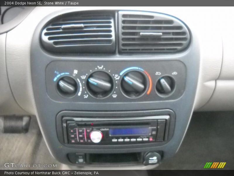 Stone White / Taupe 2004 Dodge Neon SE