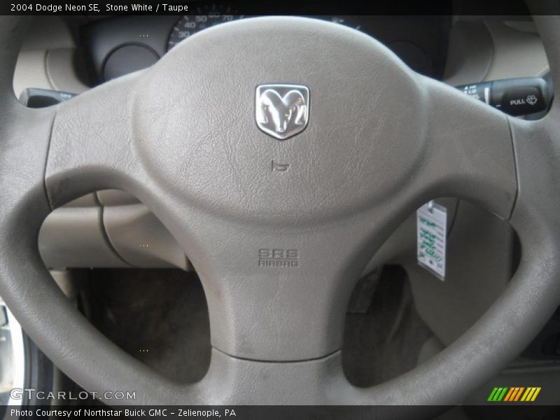 Stone White / Taupe 2004 Dodge Neon SE