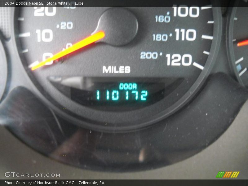 Stone White / Taupe 2004 Dodge Neon SE