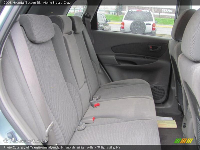 Alpine Frost / Gray 2008 Hyundai Tucson SE
