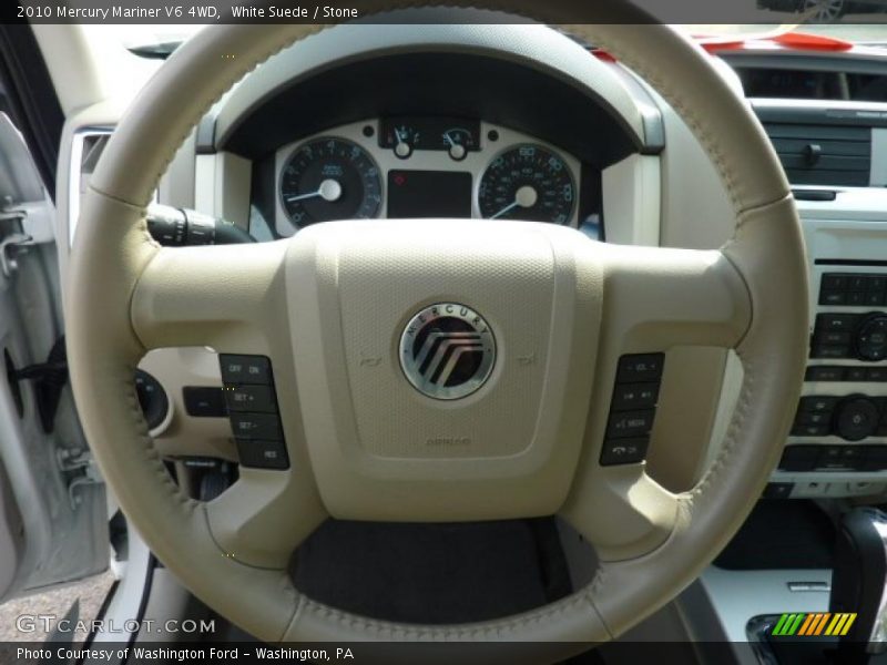 White Suede / Stone 2010 Mercury Mariner V6 4WD