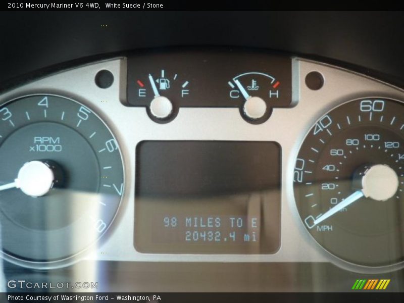 White Suede / Stone 2010 Mercury Mariner V6 4WD