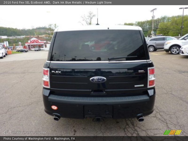 Dark Ink Blue Metallic / Medium Light Stone 2010 Ford Flex SEL EcoBoost AWD