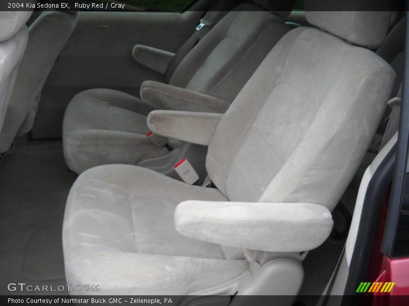 Ruby Red / Gray 2004 Kia Sedona EX