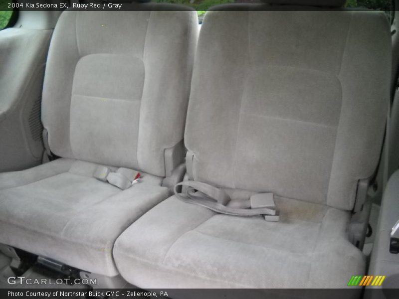 Ruby Red / Gray 2004 Kia Sedona EX