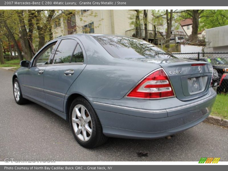 Granite Grey Metallic / Stone 2007 Mercedes-Benz C 280 4Matic Luxury