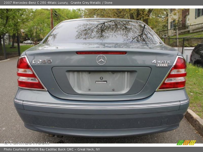 Granite Grey Metallic / Stone 2007 Mercedes-Benz C 280 4Matic Luxury