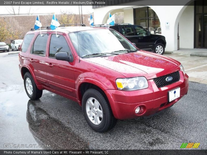 Redfire Metallic / Medium/Dark Pebble 2007 Ford Escape Limited
