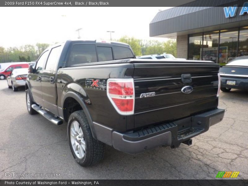 Black / Black/Black 2009 Ford F150 FX4 SuperCrew 4x4