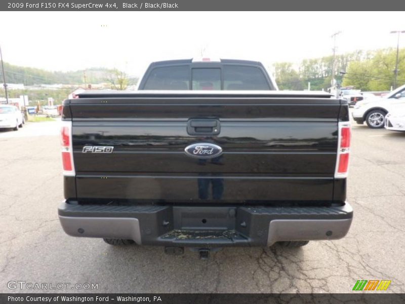 Black / Black/Black 2009 Ford F150 FX4 SuperCrew 4x4