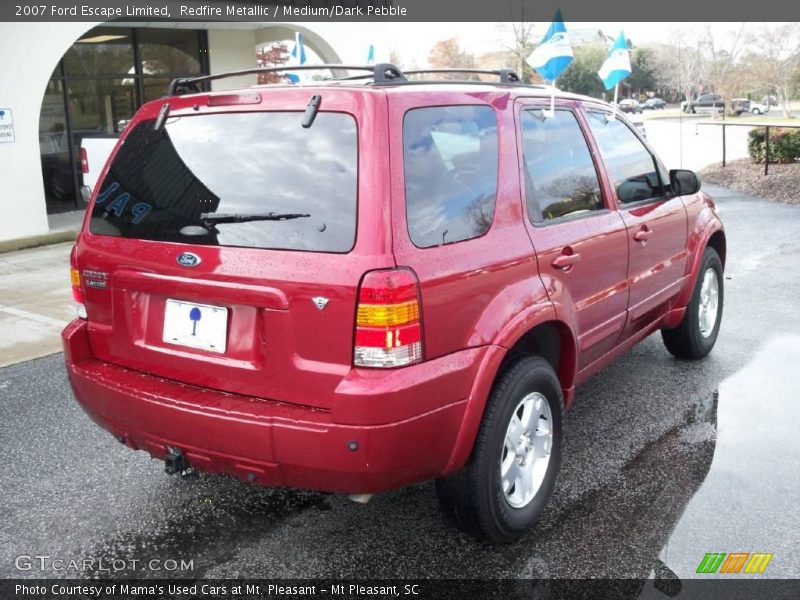 Redfire Metallic / Medium/Dark Pebble 2007 Ford Escape Limited