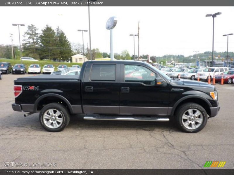 Black / Black/Black 2009 Ford F150 FX4 SuperCrew 4x4