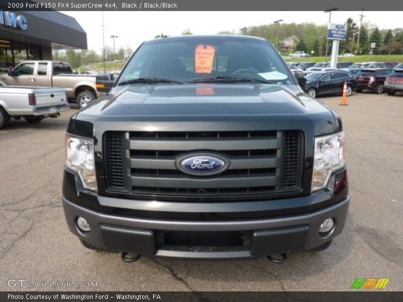 Black / Black/Black 2009 Ford F150 FX4 SuperCrew 4x4