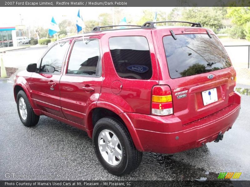 Redfire Metallic / Medium/Dark Pebble 2007 Ford Escape Limited