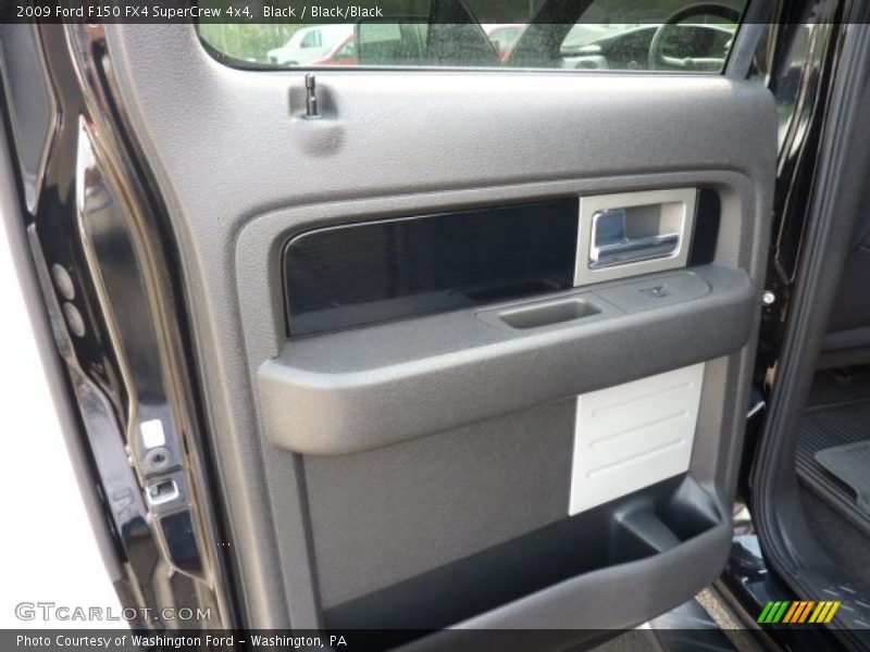 Black / Black/Black 2009 Ford F150 FX4 SuperCrew 4x4