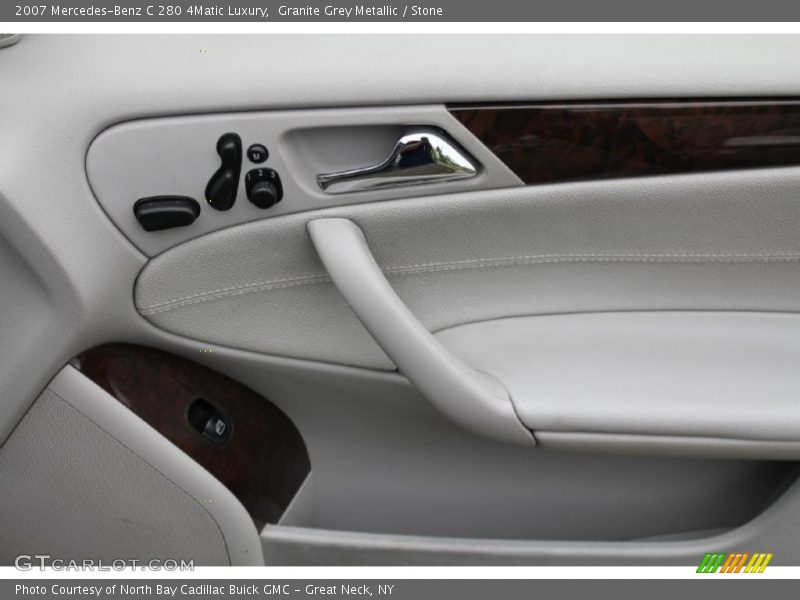 Granite Grey Metallic / Stone 2007 Mercedes-Benz C 280 4Matic Luxury
