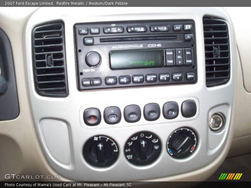Redfire Metallic / Medium/Dark Pebble 2007 Ford Escape Limited
