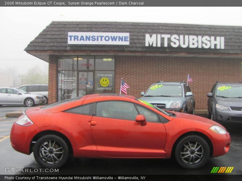 Sunset Orange Pearlescent / Dark Charcoal 2006 Mitsubishi Eclipse GT Coupe