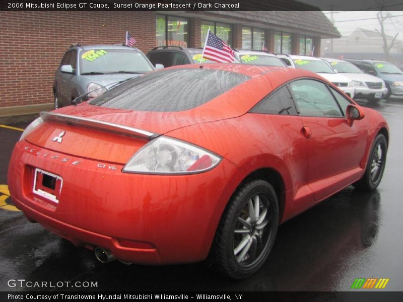 Sunset Orange Pearlescent / Dark Charcoal 2006 Mitsubishi Eclipse GT Coupe