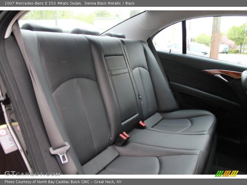 Sienna Black Metallic / Black 2007 Mercedes-Benz E 350 4Matic Sedan