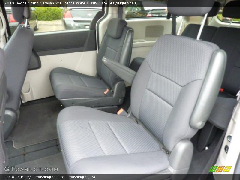 Stone White / Dark Slate Gray/Light Shale 2010 Dodge Grand Caravan SXT