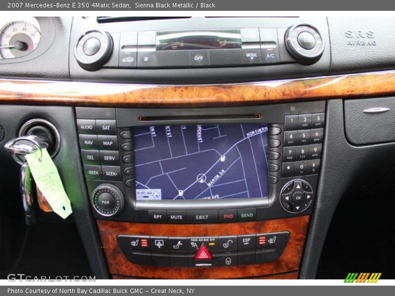 Sienna Black Metallic / Black 2007 Mercedes-Benz E 350 4Matic Sedan