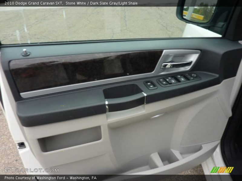 Stone White / Dark Slate Gray/Light Shale 2010 Dodge Grand Caravan SXT