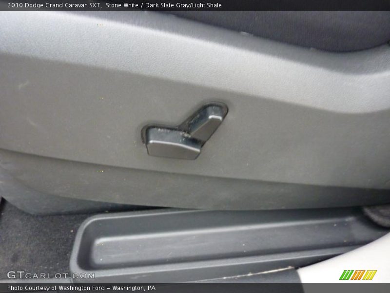 Stone White / Dark Slate Gray/Light Shale 2010 Dodge Grand Caravan SXT