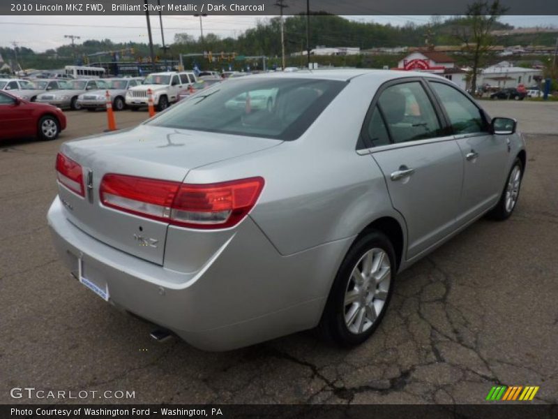 Brilliant Silver Metallic / Dark Charcoal 2010 Lincoln MKZ FWD