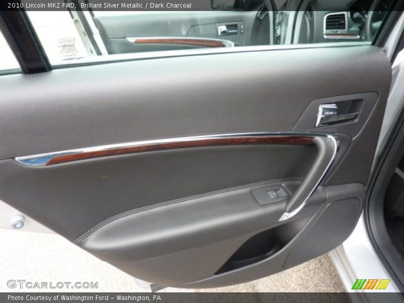 Brilliant Silver Metallic / Dark Charcoal 2010 Lincoln MKZ FWD