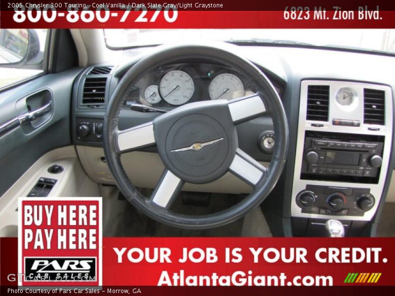 Cool Vanilla / Dark Slate Gray/Light Graystone 2005 Chrysler 300 Touring