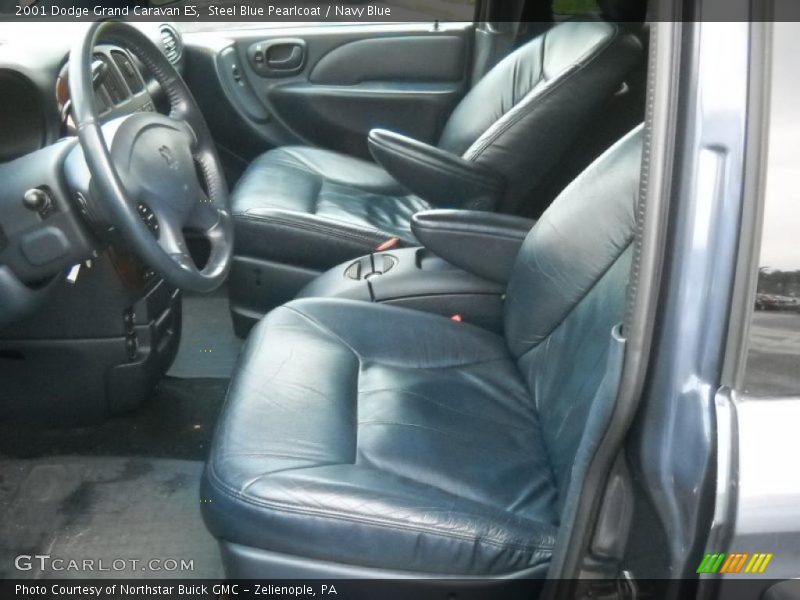  2001 Grand Caravan ES Navy Blue Interior