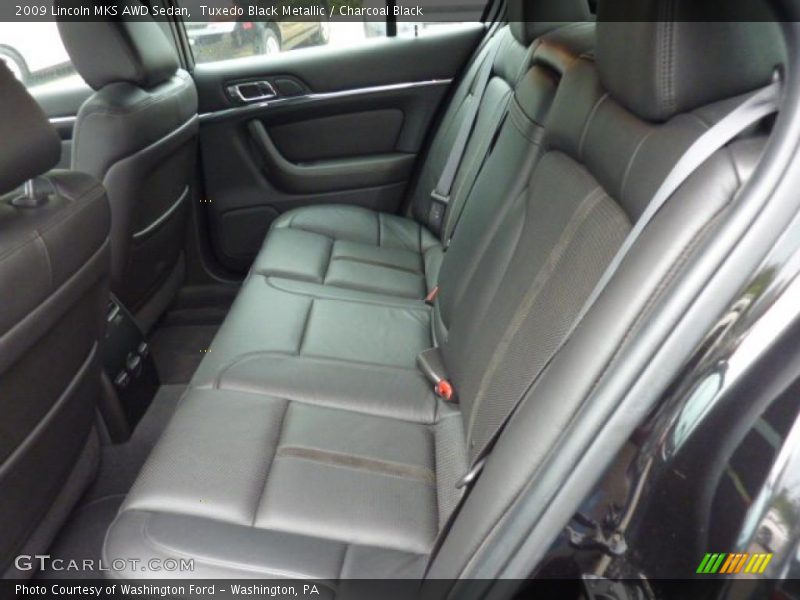 Tuxedo Black Metallic / Charcoal Black 2009 Lincoln MKS AWD Sedan
