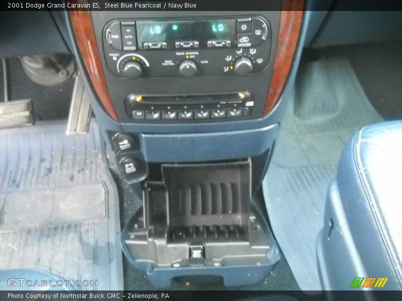 Steel Blue Pearlcoat / Navy Blue 2001 Dodge Grand Caravan ES