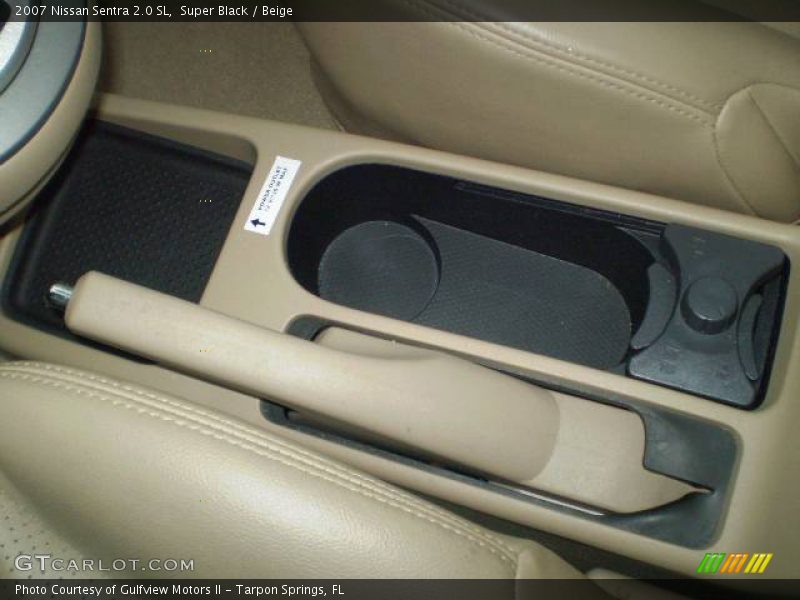 Super Black / Beige 2007 Nissan Sentra 2.0 SL