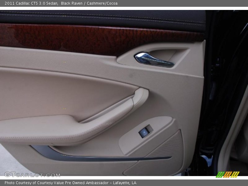 Black Raven / Cashmere/Cocoa 2011 Cadillac CTS 3.0 Sedan