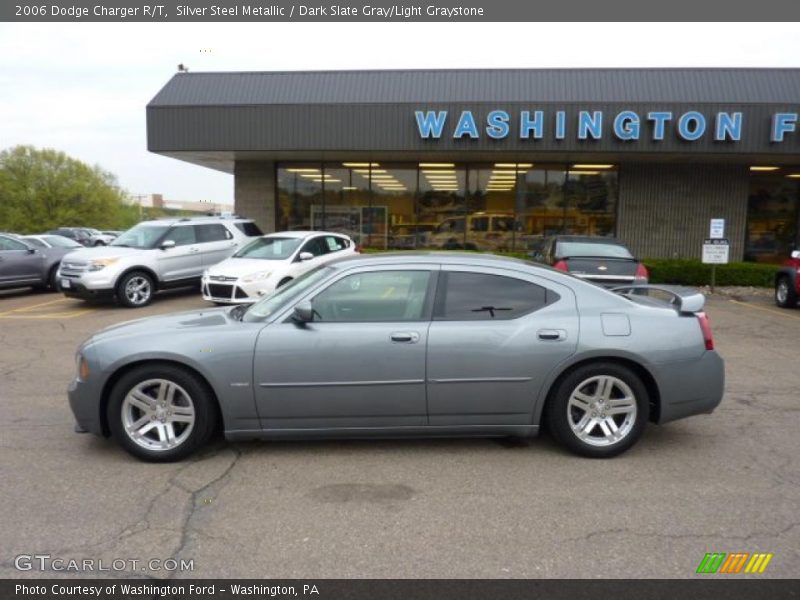 Silver Steel Metallic / Dark Slate Gray/Light Graystone 2006 Dodge Charger R/T